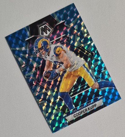 Cooper Kupp - 2023 Panini Mosaic Blue Reactive Prizm #137 Los Angeles Rams