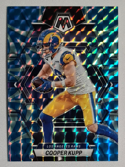 Cooper Kupp - 2023 Panini Mosaic Blue Reactive Prizm #137 Los Angeles Rams