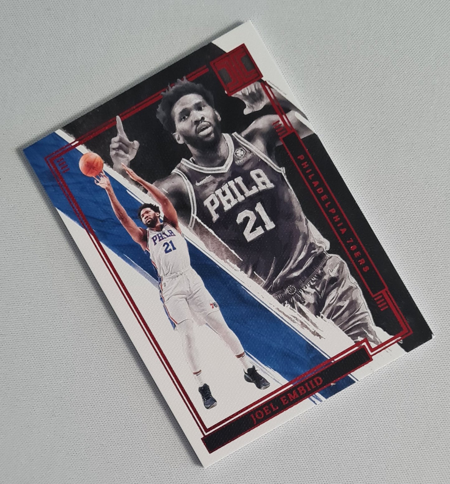 Joel Embiid - 2021/22 Panini Impeccable #7 Philadelphia 76ers