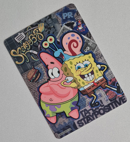 Spongebob Squarepants, Patrick Star, Gary The Snail - 2024 Viacom Stay Positive #SB00-PR-012