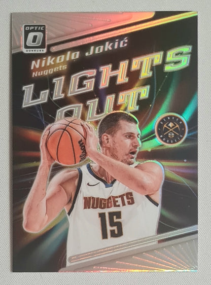 Nikola Jokic - 2023/24 Panini Donruss Optic Lights Out Prizm #5 Denver Nuggets