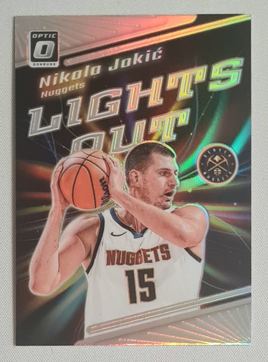 Nikola Jokic - 2023/24 Panini Donruss Optic Lights Out Prizm #5 Denver Nuggets