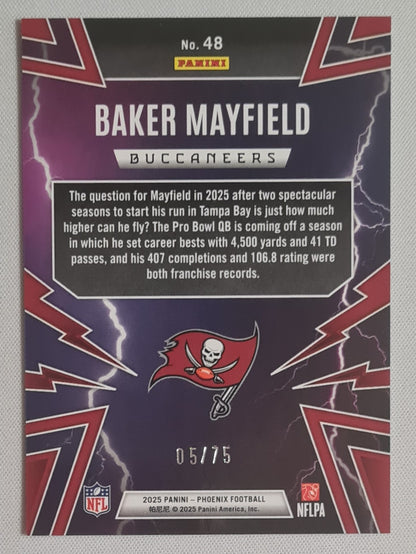 Baker Mayfield - 2025 Panini Phoenix Thunderbirds Mojo /75 #48 Tampa Bay Buccaneers