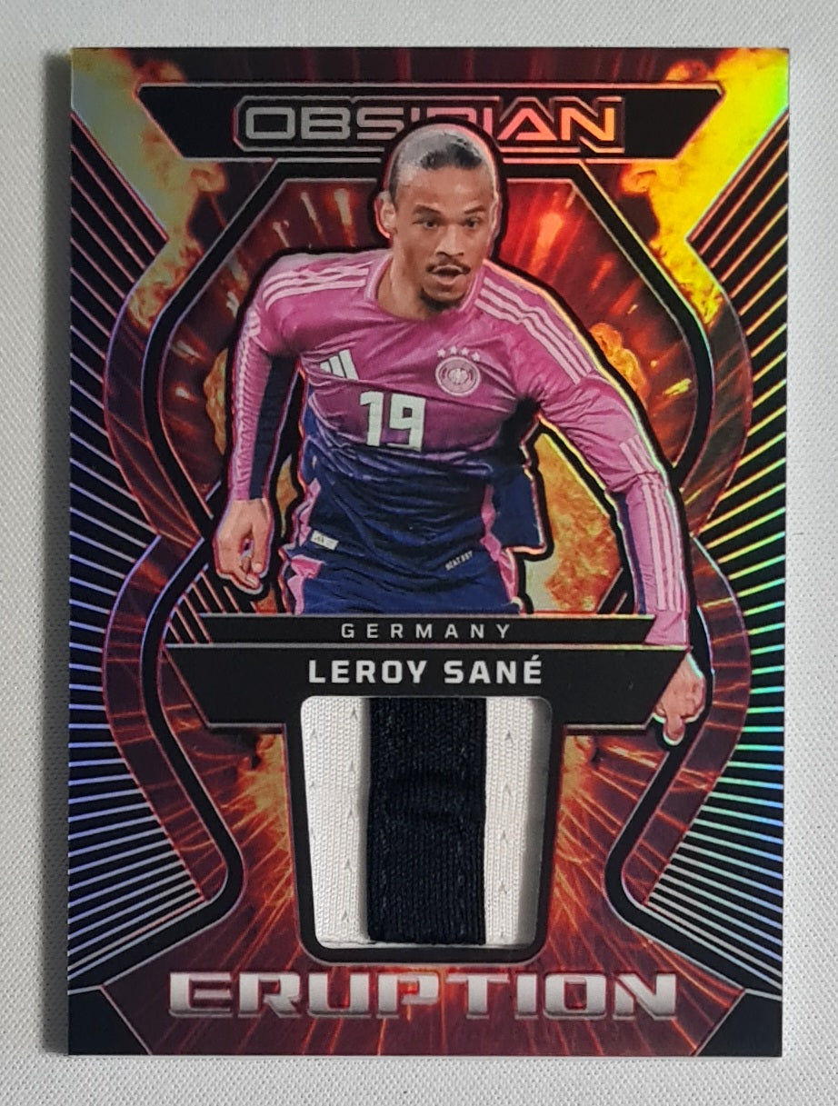 Leroy Sane - 2023/24 Panini Obsidian Eruption Patch /25 #ER-LS Germany