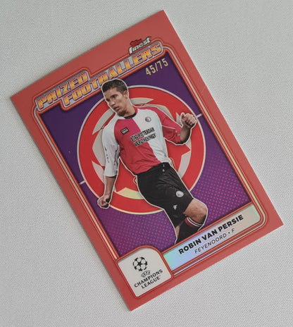 Robin van Persie - 2024/25 Topps Finest Prized Footballers Rose #PF-19 Feyenoord