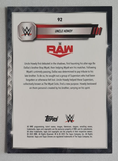 Uncle Howdy - 2025 Topps Chrome WWE Gold Geometric /50 #92