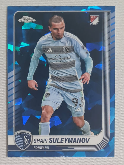 Shapi Suleymanov - 2025 Topps Chrome Sapphire MLS #78 Sporting Kansas City