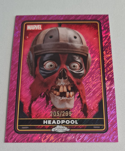 Headpool - 2025 Topps Chrome Deadpool Pink Shimmer /299 #24