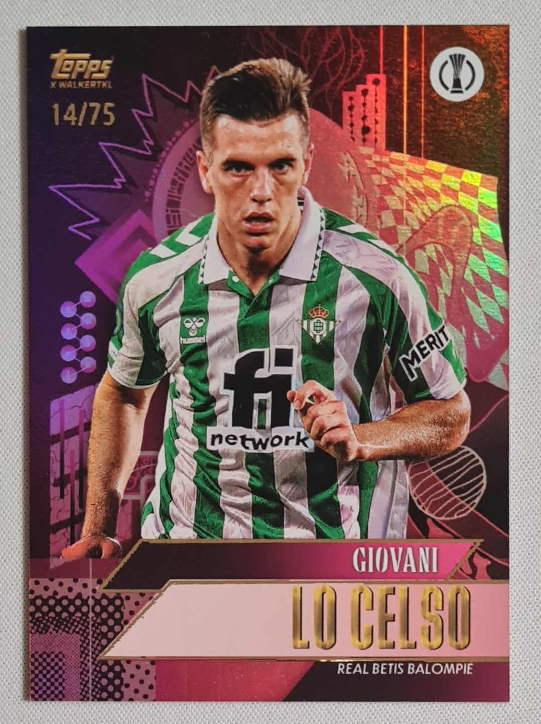 Giovani Lo Celso - 2024/25 Topps WalkerTKL Current Stars /75 Real Betis