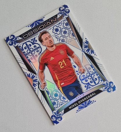Mikel Oyarzabal - 2024/25 Panini Obsidian Electric Etch Talavera /8 #45 Spain