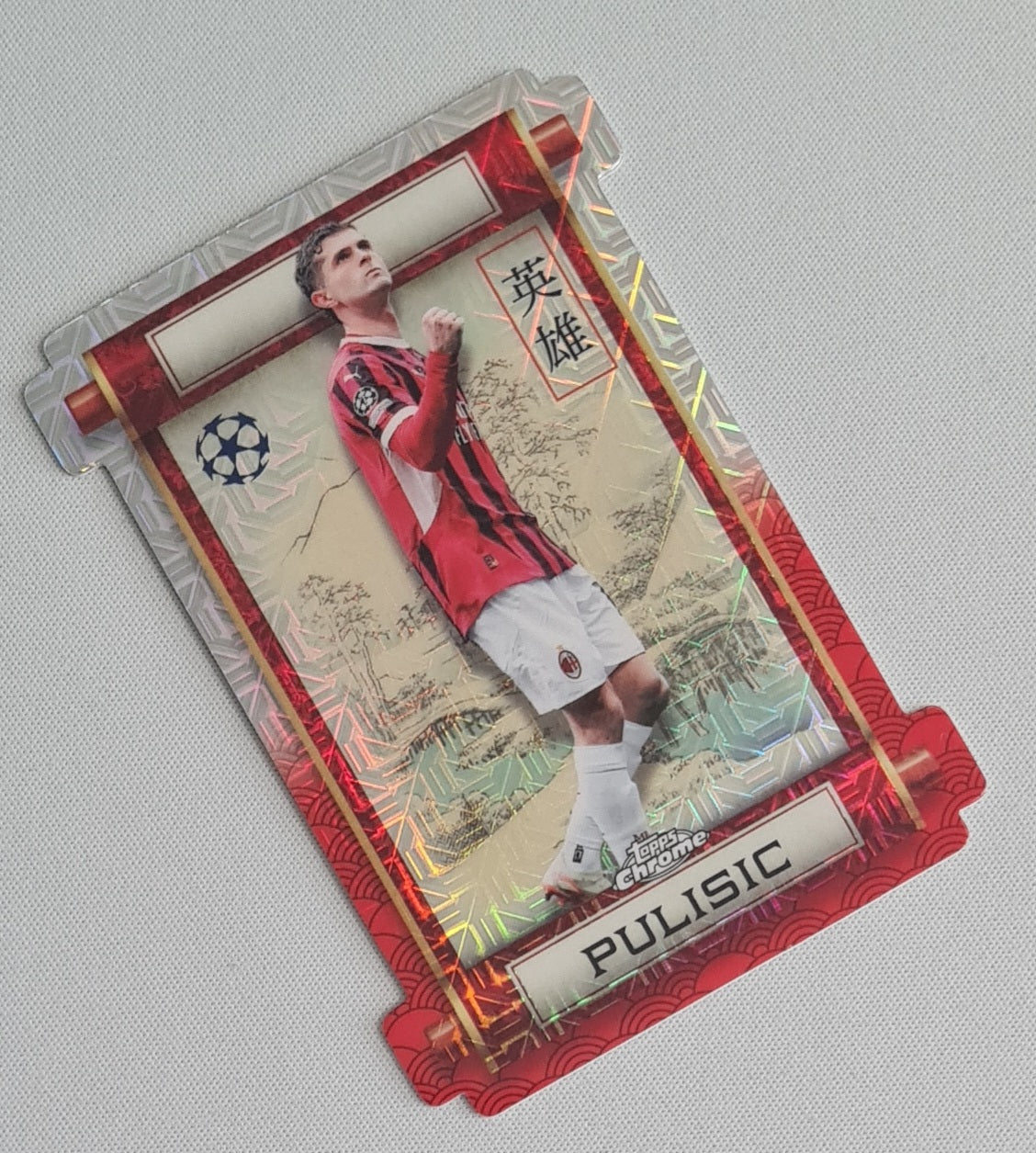 Christian Pulisic - 2024/25 Topps Chrome UCC Japan Hero SSP #HR-7 AC Milan