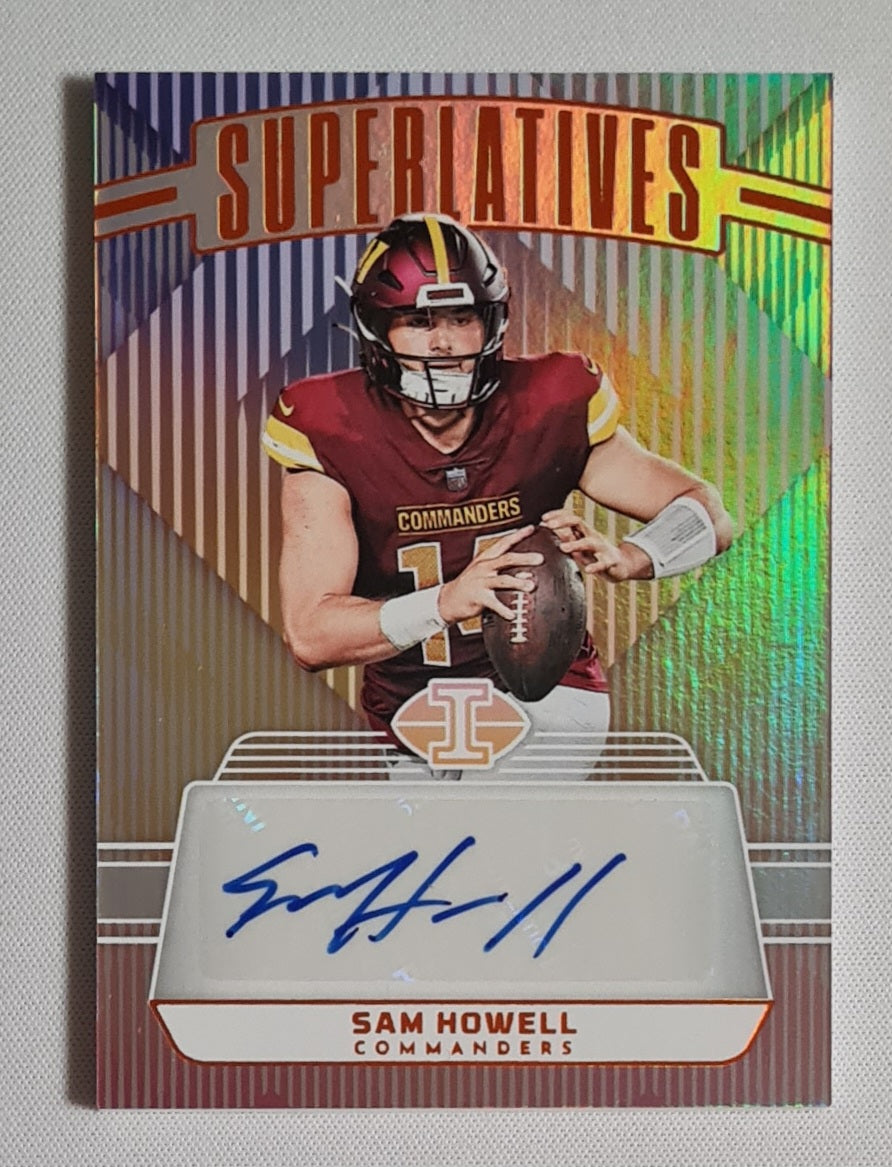 Sam Howell - 2023 Panini Illusions Superlatives Auto #S-SHL Washington Commanders