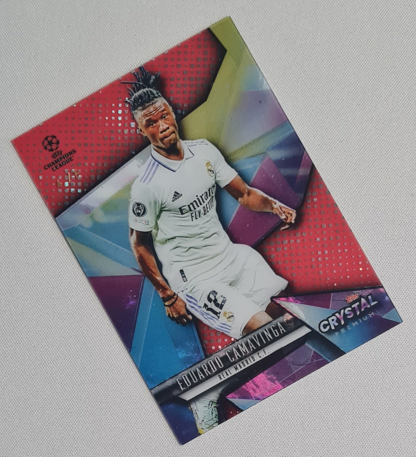 Eduardo Camavinga - 2022/23 Topps Crystal Premium Red /5 #64 Real Madrid CF