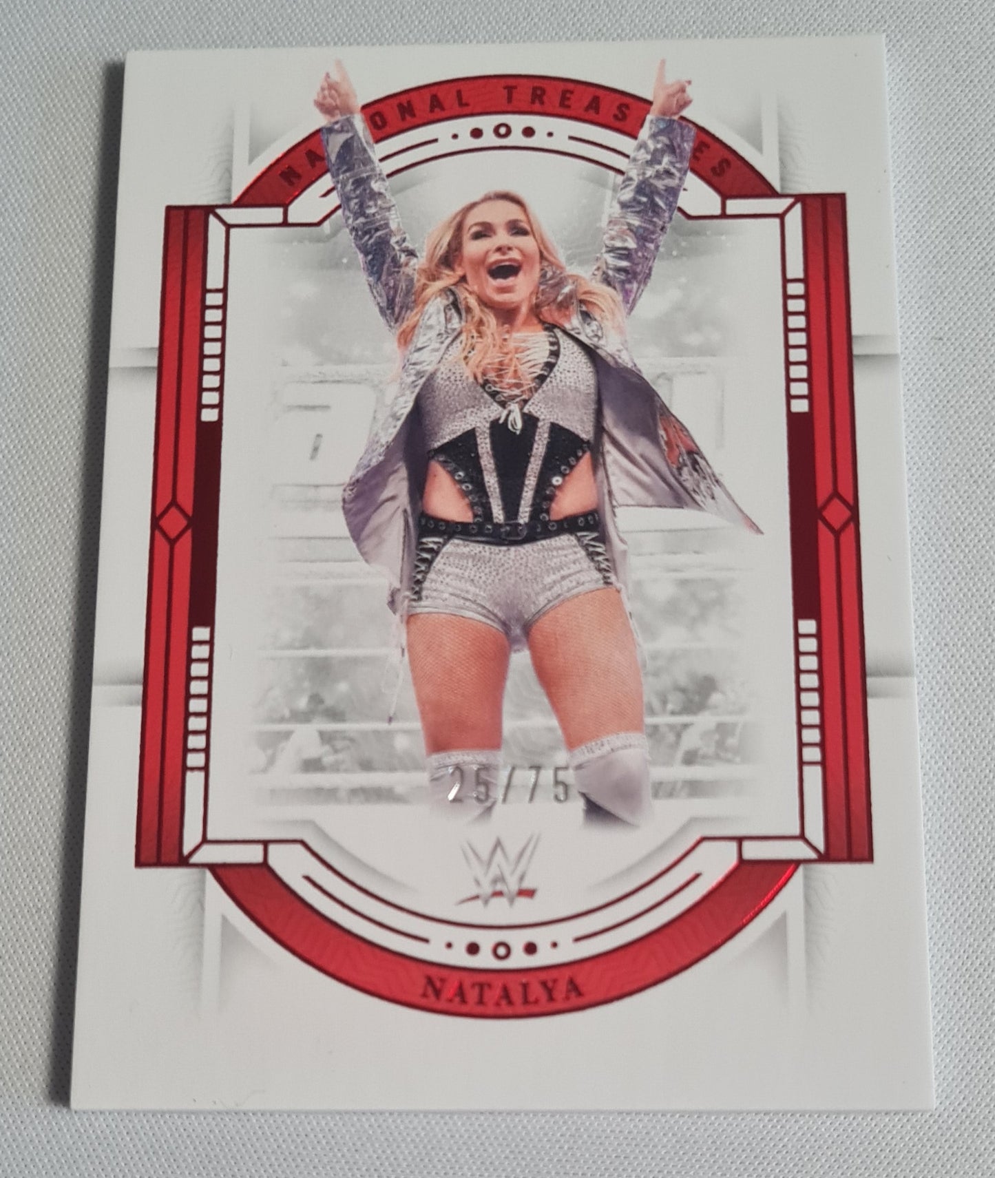 Natalya - 2024 Panini National Treasures WWE Ruby /75 #95
