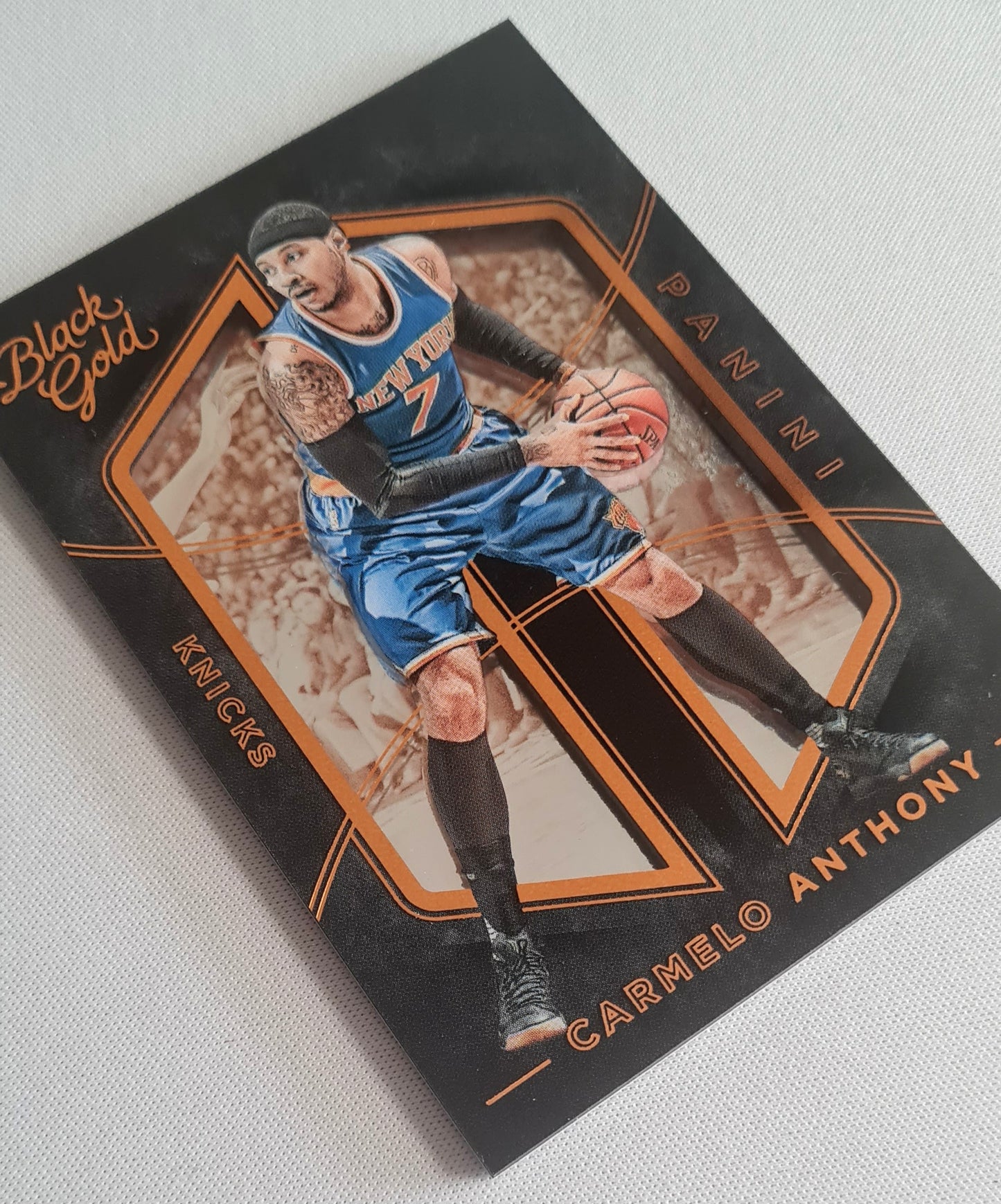 Carmelo Anthony - 2015/16 Panini Black Gold #64 New York Knicks
