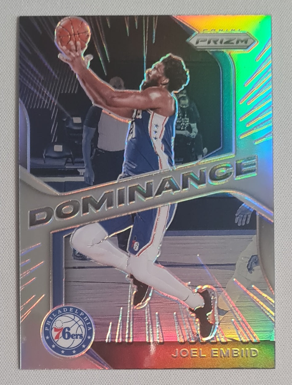 Joel Embiid - 2020/21 Panini Prizm Dominance Prizm #11 Philadelphia 76ers