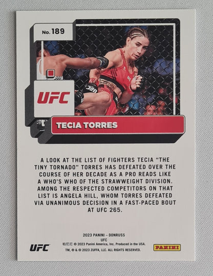 Tecia Torres - 2023 Panini Donruss UFC Press Proof #189