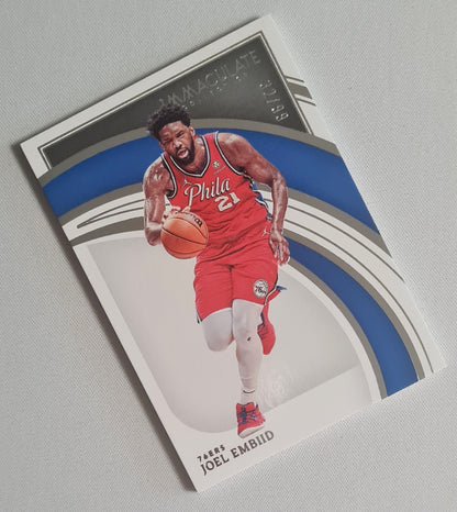 Joel Embiid - 2021/22 Panini Immaculate /99 #86 Philadelphia 76ers