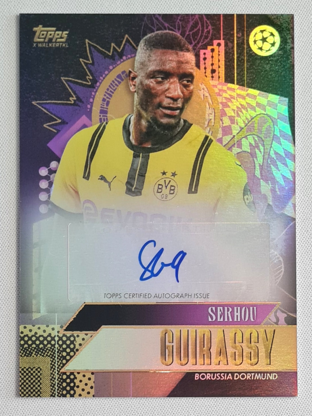 Serhou Guirassy - 2024/25 Topps WalkerTKL Auto Borussia Dortmund