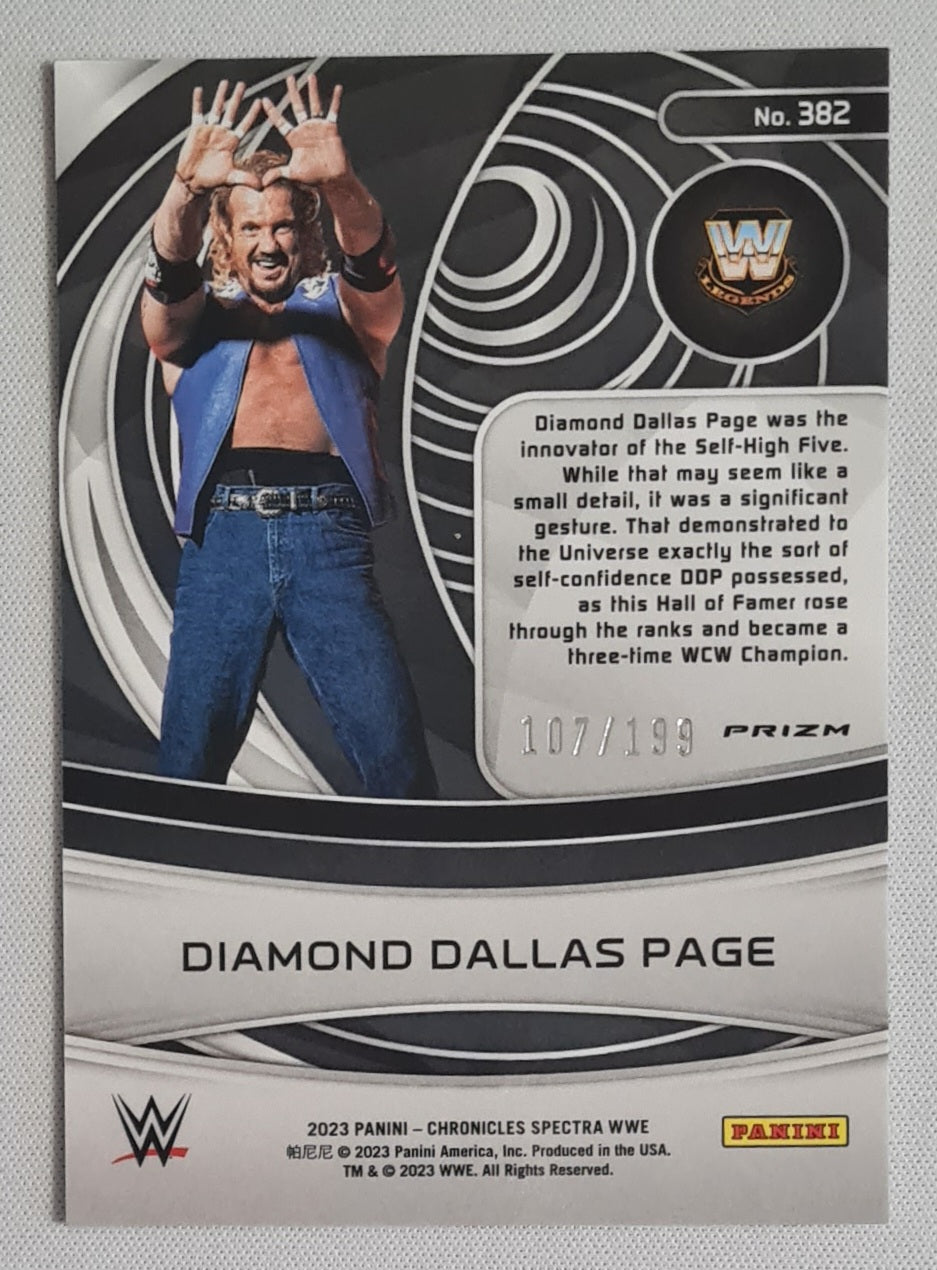 Diamond Dallas Page - 2023 Panini Chronicles Spectra Red Prizm /199 #382