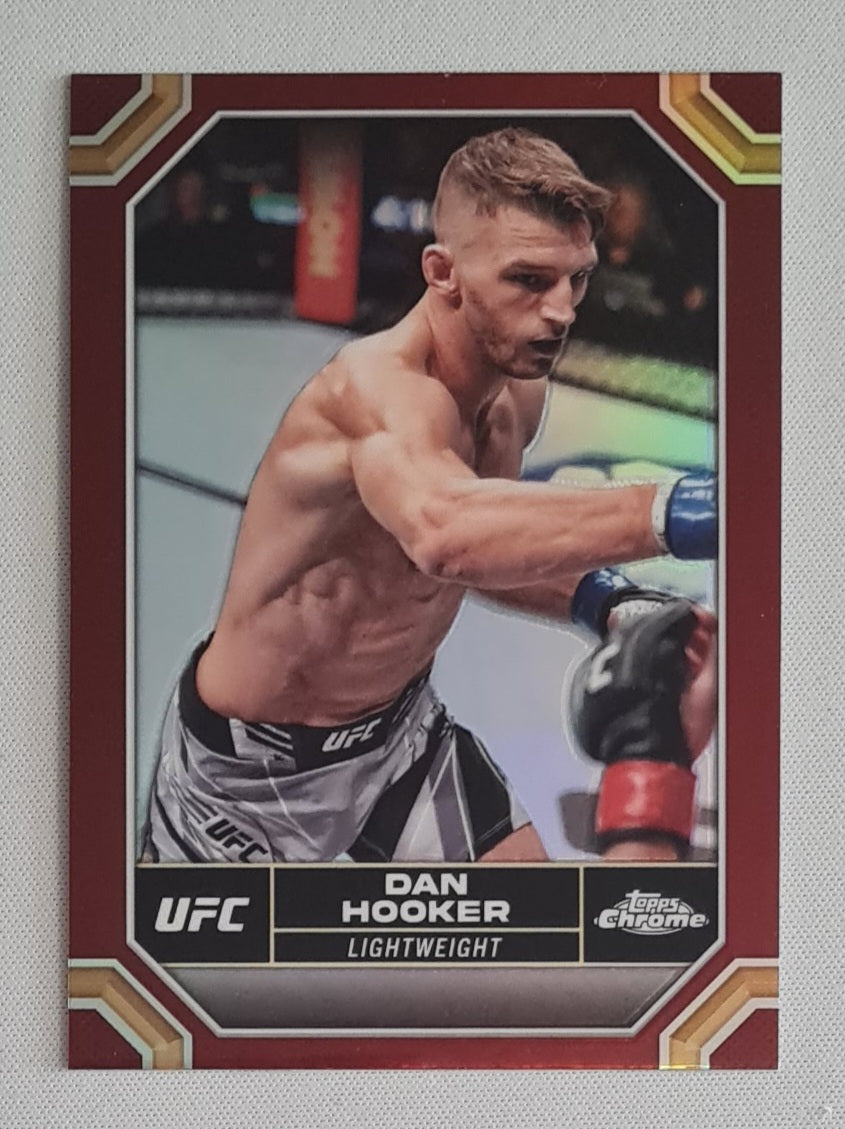 Dan Hooker - 2024 Topps Chrome UFC Maroon #54