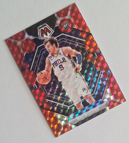 Mac McClung - 2022/23 Panini Mosaic Red Prizm #238 Philadelphia 76ers