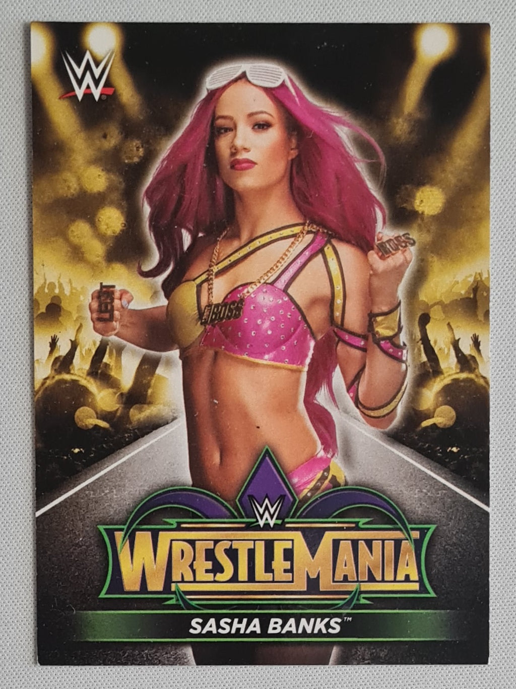 Sasha Banks - 2018 Topps WWE Wrestlemania #R-27