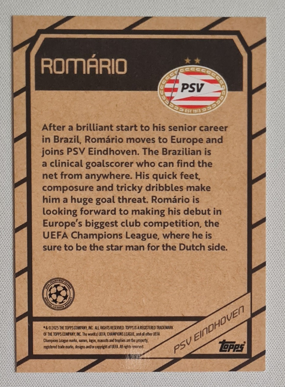 Romario - 2025 Topps Lost Rookie PSV Eindhoven