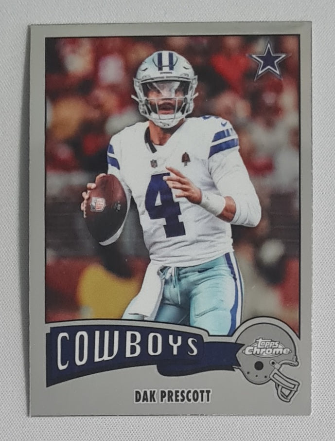 Dak Prescott - 2025 Topps Chrome NFL 1975 Insert #1975-10 Dallas Cowboys