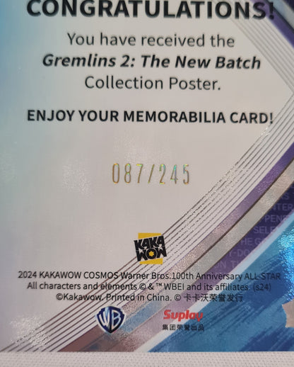 Gremlins 2 The New Batch - 2024 Kakawow Cosmos Disney Collection Poster /245 #CWQ-HB-145