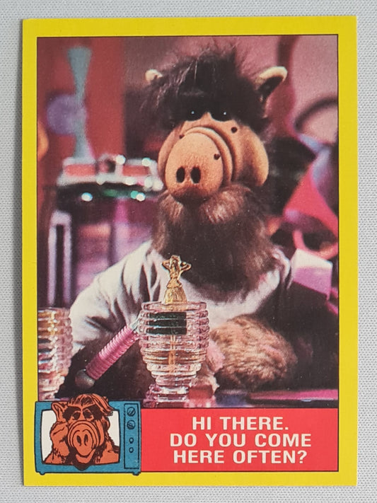 Alf "Hi there. Do you come here often?" - 1987 Topps #26
