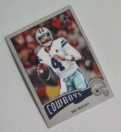 Dak Prescott - 2025 Topps Chrome NFL 1975 Insert #1975-10 Dallas Cowboys