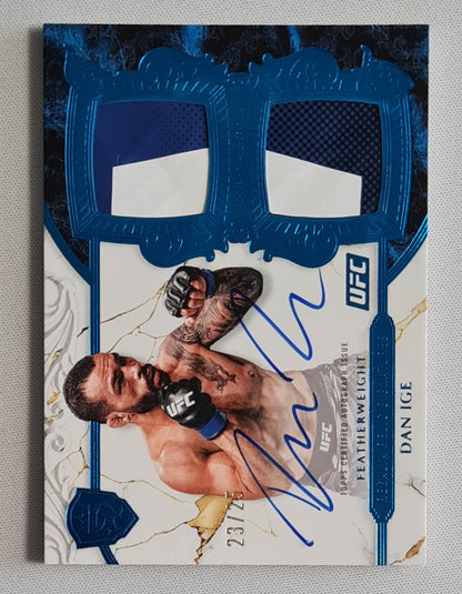 Dan Ige - 2025 Topps UFC Royalty Regalia Relic Signatures /25 #RRS-DI