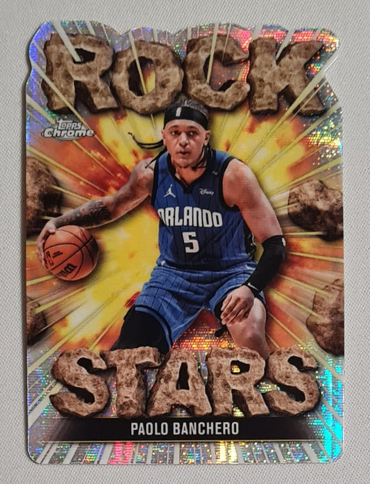 Paolo Banchero - 2025/26 Topps Chrome Rock Stars #RS-9 Orlando Magic