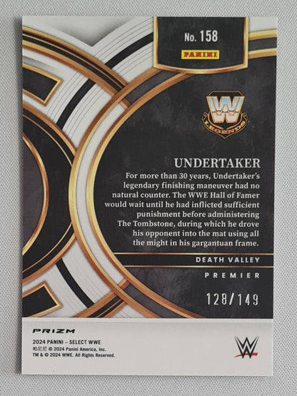 Undertaker - 2024 Panini Select WWE Premier Maroon /149 #158