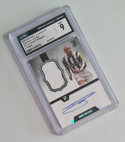 David Trezeguet - 2023/24 DAKA Juventus FC Signature Jerseys Limited CGC 9 #SJ-8