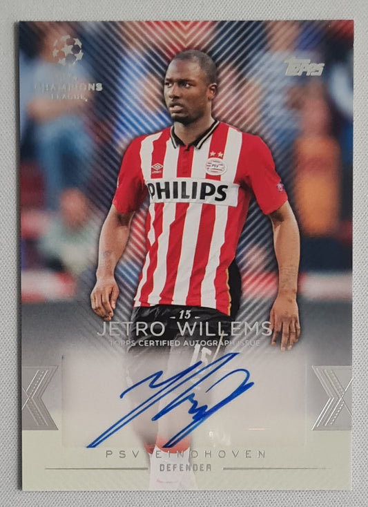 Jetro Willems - 2016 Topps UCL Showcase Football Auto #CLA-JWI PSV Eindhoven