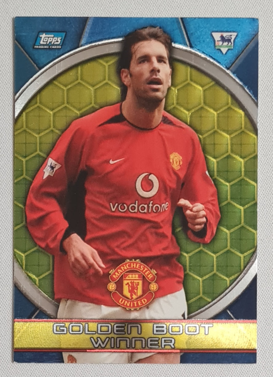 Ruud van Nistelrooy - 2004 Topps Premier Gold Golden Boot Winner #D5 Manchester United