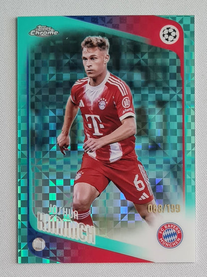 Joshua Kimmich - 2025/26 Topps Chrome UCL Aqua /199 #55 Bayern Munchen