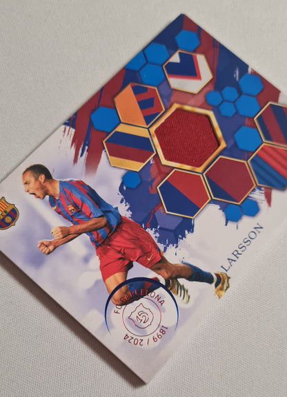 Henrik Larsson - 2024 Topps 125 Year Barcelona Anniversary Patch /75 #JR-HL