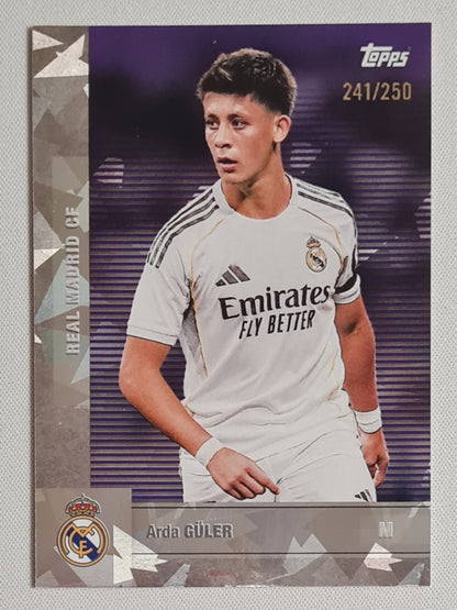 Arda Guler - 2025 Topps Real Madrid Team Set /250 #13 Real Madrid CF