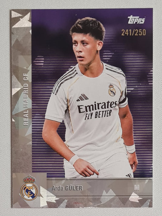 Arda Guler - 2025 Topps Real Madrid Team Set /250 #13 Real Madrid CF