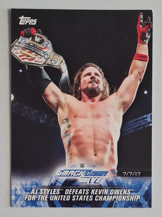 AJ Styles - 2018 Topps WWE Smackdown #93