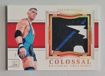 Julius Creed - 2024 Panini National Treasures WWE Colossal Gold Patch /10 #CL-JCR