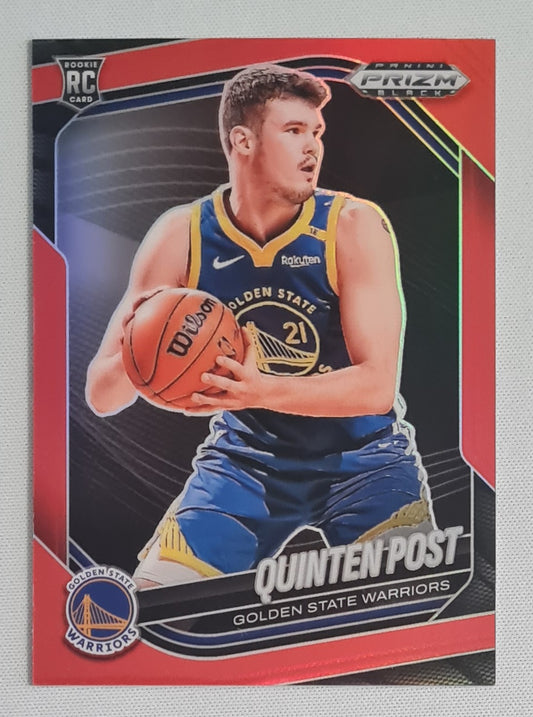 Quinten Post - 2024/25 Panini Prizm Red Prizm /299 #195 Golden State Warriors