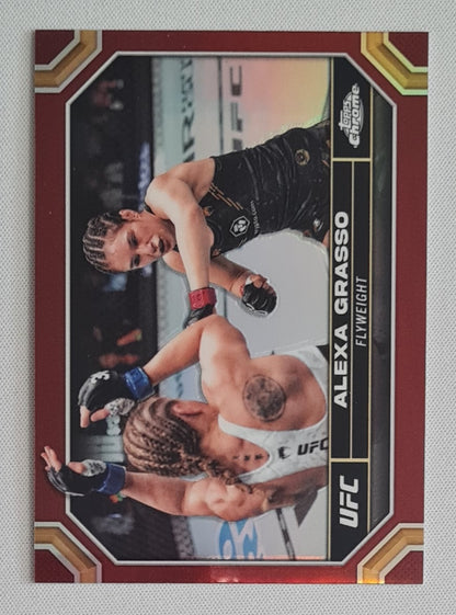 Alexa Grasso - 2024 Topps Chrome UFC Maroon #6