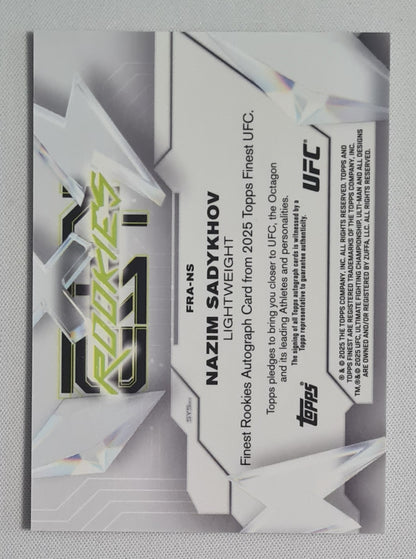 Nazim Sadykhov - 2025 Topps Finest UFC Auto #FRA-NS