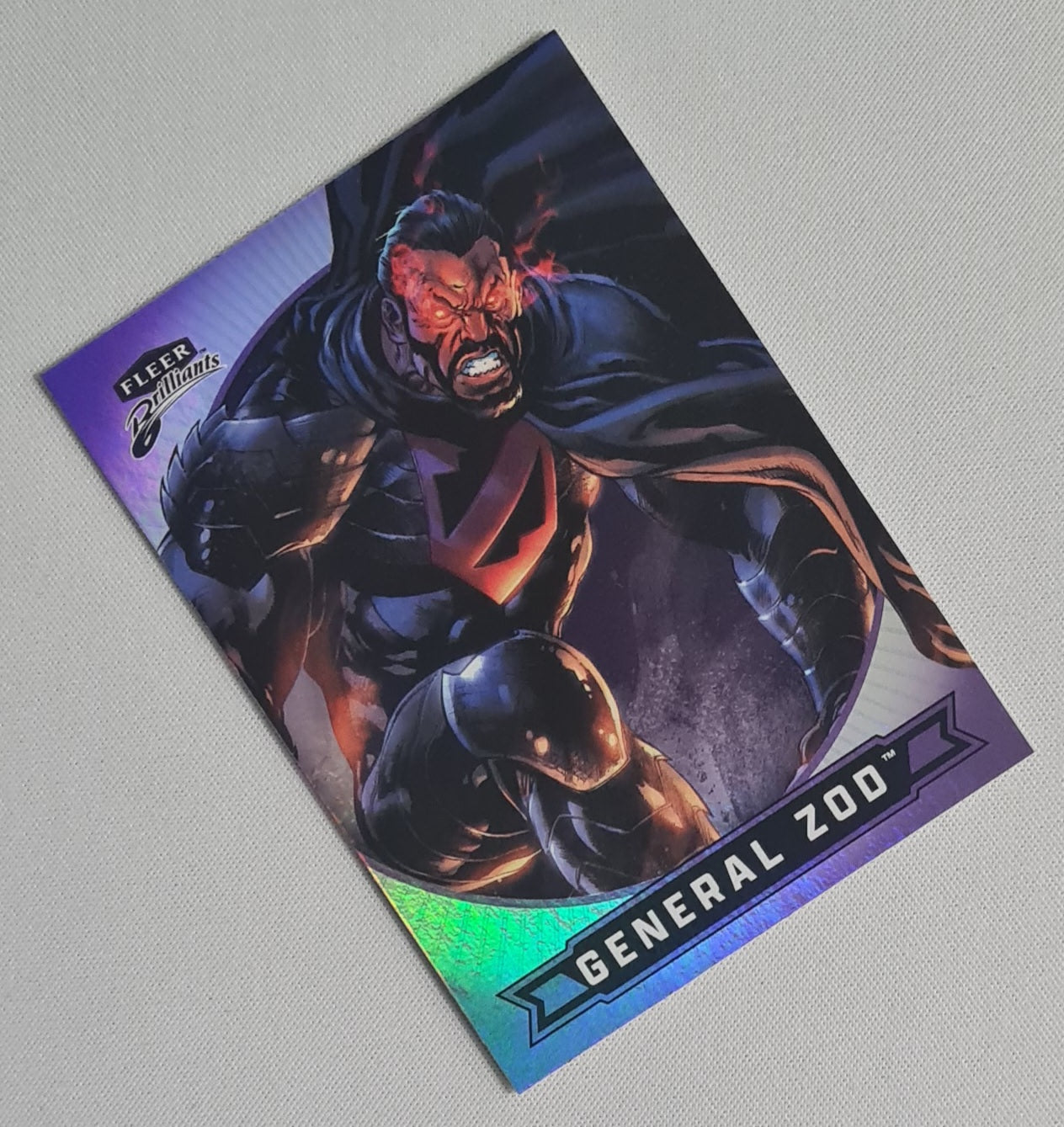 General Zoo - 2025 Fleer Brilliants Superman Purple #72