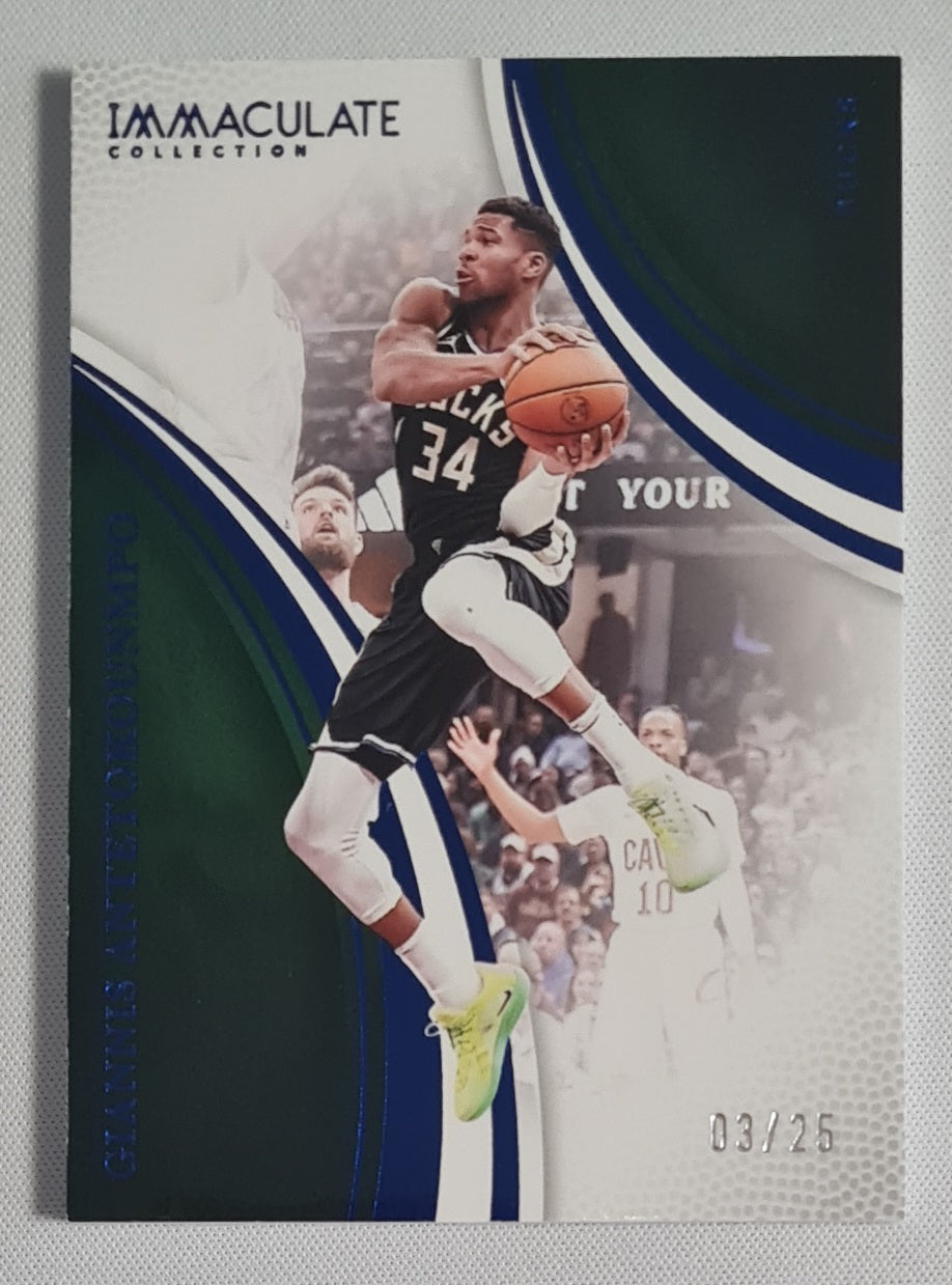 Giannis Antetokounmpo - 2024/25 Panini Immaculate /25 #62 Milwaukee Bucks