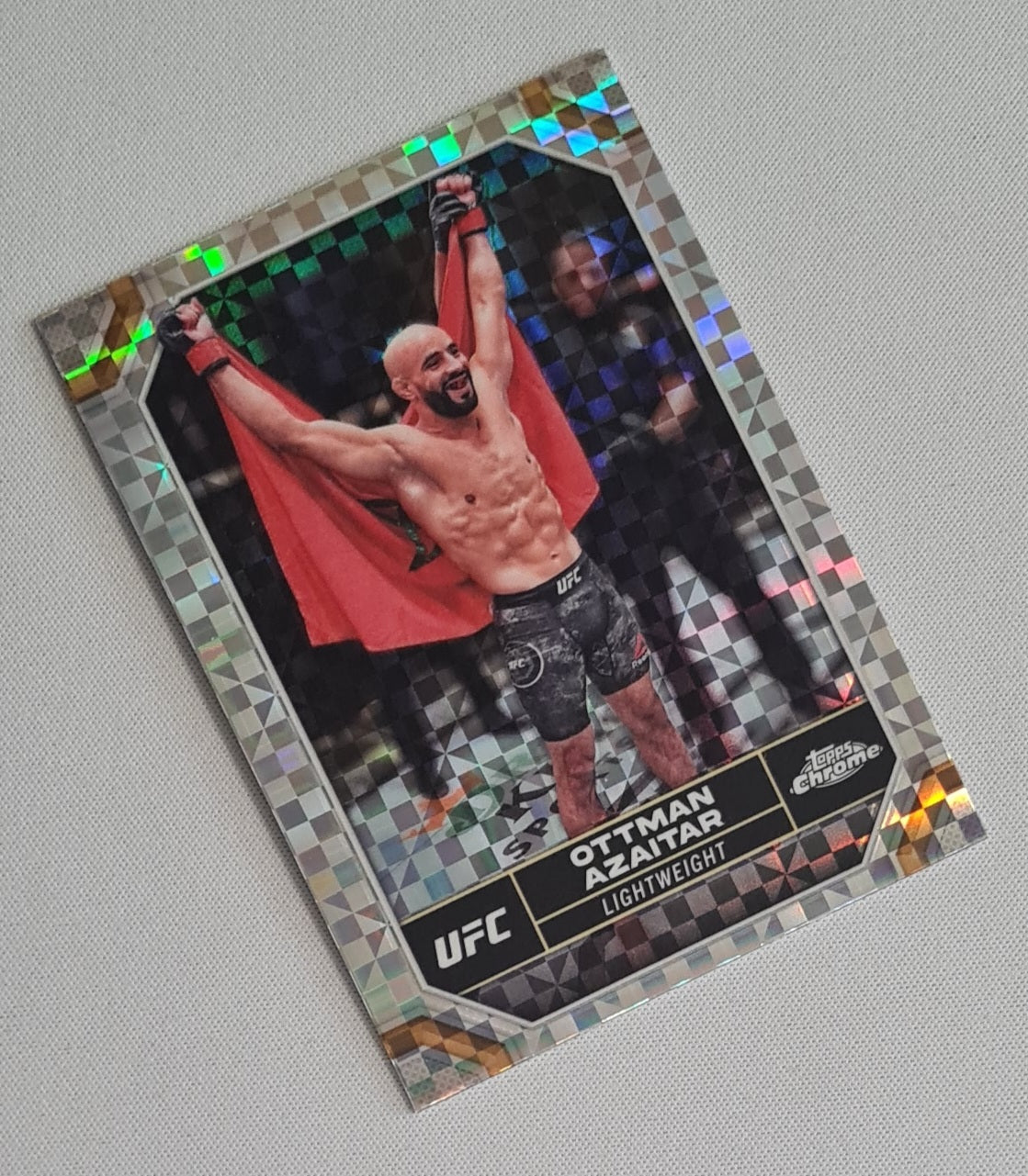 Ottman Azaitar - 2024 Topps Chrome UFC X-Fractor #109